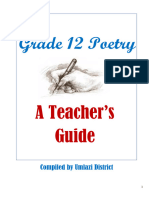 A Guie To Poetry 2024 GRADE 12 POETRY NOTES - GUIDE