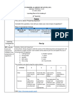 Unit Plan in TLE 9