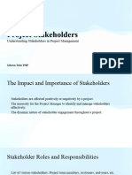 5 - Project Stakeholders