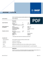 Acronal V210 Na Adhesives