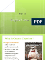 UNIT 10 Organic Chemistry