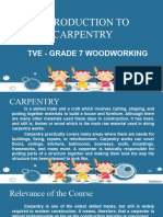 Lesson 1 Introduction To Carpentry