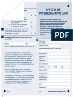 Passenger Arrival Card April 2022 v2