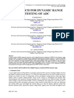 Test Bench For Dynamic Range Testing of Adc