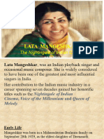 Ethan Philip 5e PPT On Lata Mangeshkar