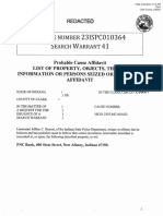 SW 41 Probable Cause Affidavit Redacted