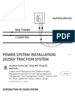 Anubhav Kumar Jain POWER SYSTEM INSTALLATION 2X25kV TRACTION SYSTEM