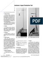 AATCC 42 2000 (2007) Water Resistance Impact Penetration Test