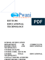 Eet B 301 Educational Technology Online Module