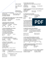 7ci Gun Imtahan Gunu Etud Testi VOCABULARY 2