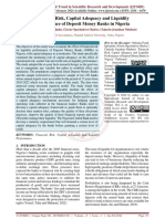 Financial Risk, Capital Adequacy and Liquidity Performance of Deposit Money Banks in Nigeria