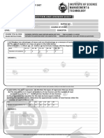 Business Statistics and Further Maths (GST 201)