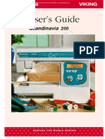 Husqvarna/Viking Scandinavia 200 Sewing Machine Instruction Manual