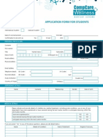 Student Application Form