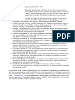 Guidelines For Writing A Literature Review PDF