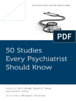 50 Studies Every Psychiatrist Should Know