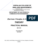 EPC BEC303 List of Exps