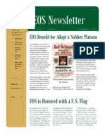 EOS Newsletter: EOS Benefit For Adopt A Soldier Platoon