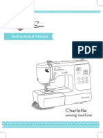 EverSewn Charlotte Sewing Machine Instruction Manual