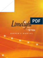 Limelight Collection 2008 Owner's Manual