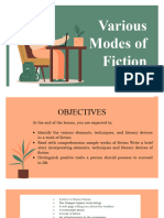 Creative Writing Lesson 3 Fiction
