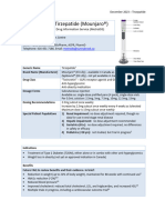 FAQ Drug Info - Tirzepatide