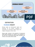 Human Right: Aisyatun Nurkhasanah 5120600254 Ummu Umaroul Marifah 5120600222 Ajeng Tri Normalitas Putri 5120600204