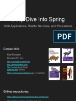 Deep Dive Into Spring