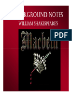 MacBeth Background Notes