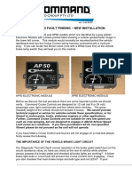 Ap50-Ap60 Fault Finding - New Installation
