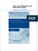 Legal Monism Law Philosophy and Politics Paul Gragl Download PDF Chapter