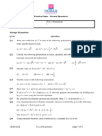 QP - CB - IX - Math - CH 2 - Polynomials - General Qs