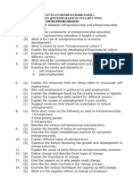 A Level Entrepreneurship Revision Questions Based On Syllabus Phase 2