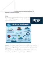 Green Economy and Blue Economy