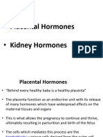 9.placental and Kidney Hormones Notes