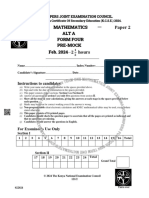 Sniper Mathematics PP2 QS