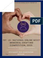 1ST LS - National Online Moot Memorial Drafting Competition 2023