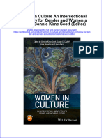 (Download PDF) Women in Culture An Intersectional Anthology For Gender and Women S Studies Bonnie Kime Scott Editor Online Ebook All Chapter PDF