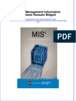 Mis 9 Management Information Systems Hossein Bidgoli Online Ebook Texxtbook Full Chapter PDF