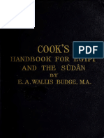 Cook's Handbook For Egypt and The Egyptian Sudan - Budge - E. A. Wallis (Ernest Alfred Wallis) - Sir - 1857-1934