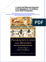 Pharaoh S Land and Beyond Ancient Egypt and Its Neighbors 1St Edition Pearce Paul Creasman Online Ebook Texxtbook Full Chapter PDF