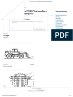 TH62, TH63, TH82 and TH83 Telehandlers Hydraulic System Caterpillar