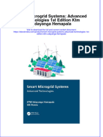Ebook Smart Microgrid Systems Advanced Technologies 1St Edition KTM Udayanga Hemapala Online PDF All Chapter