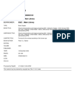 Barten 2003 Formula For The Contrast Sensitivity of The Human Eye