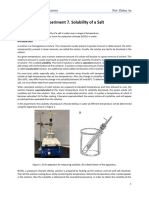 Handout - Solubility of A Salt