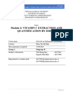 Report Module 2 Vitamin C Extraction - Group 1 - Subgroup B