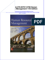 (Download PDF) Etextbook 978 0078112799 Human Resource Management 11Th Edition Full Chapter PDF