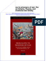 From Slaves To Prisoners of War The Ottoman Empire Russia and International Law Smiley Full Chapter PDF