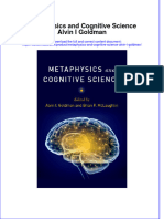 Metaphysics and Cognitive Science Alvin I Goldman Full Chapter PDF