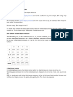 Double Object Pronouns in Italian